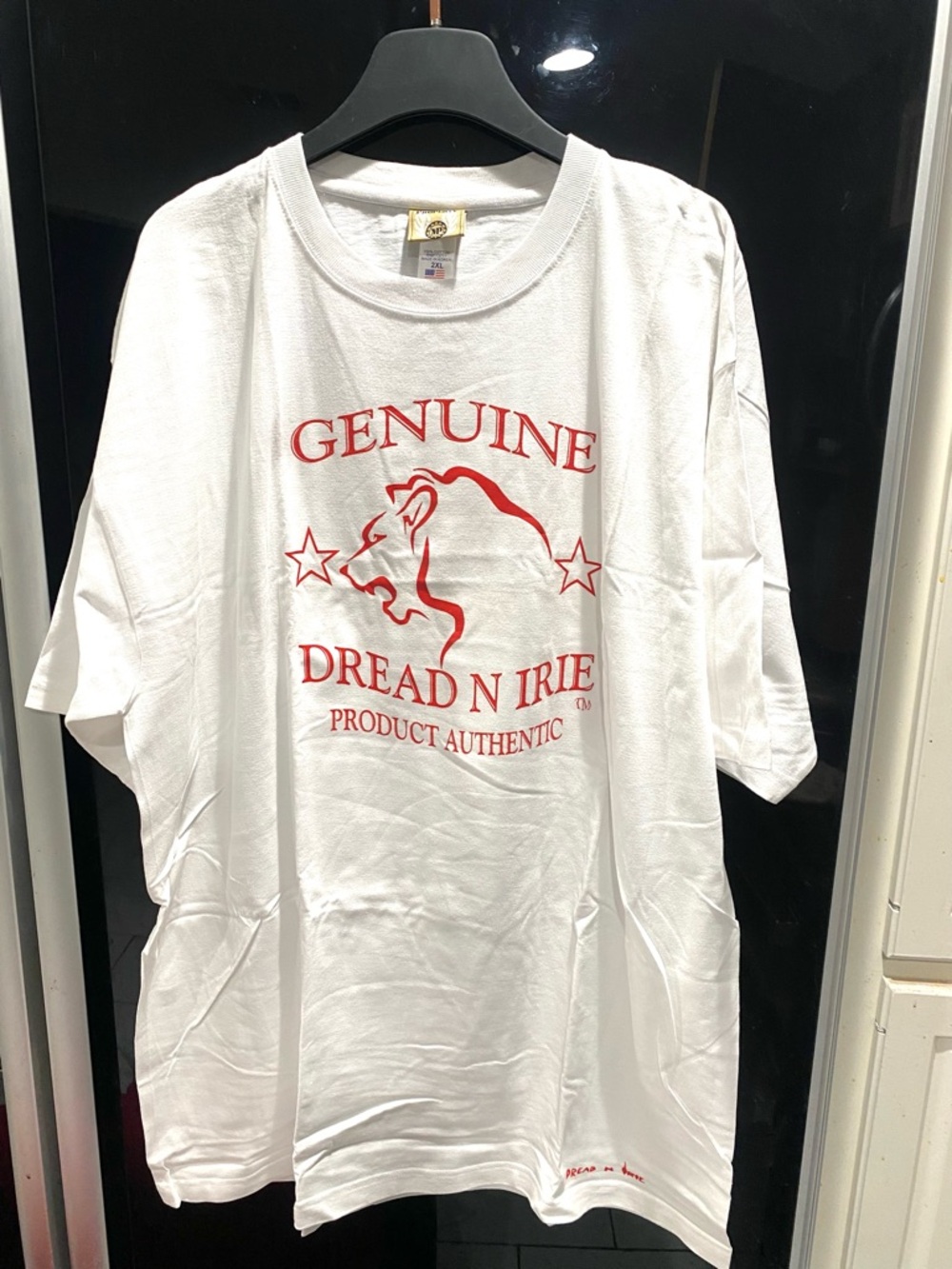 Dread n Irie Genuine White Graphic T-Shirt